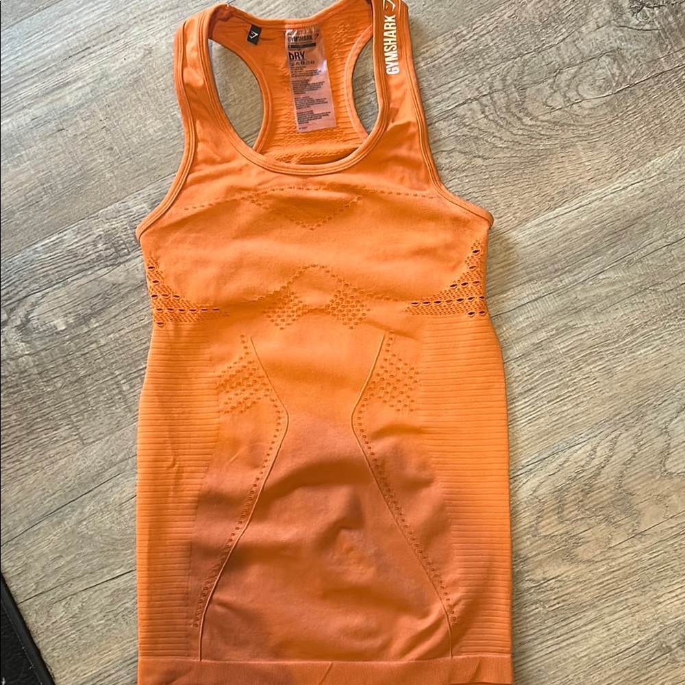 Orange Gymshark Tank Top